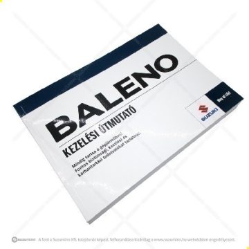 Suzuki Baleno kezelési kézikönyv
